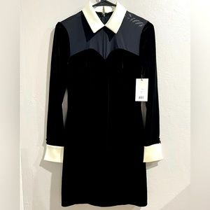 Bailey 44 XS black velvet dress
